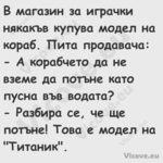 В магазин за играчки някакъв ку...