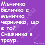 Мъничко беличко с мъничко черни...